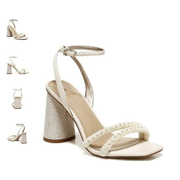 Sam Edelman Sandal in Ivory Size 6.5 Brand New in Box MSRP:$ 180 - Picture 1 of 8